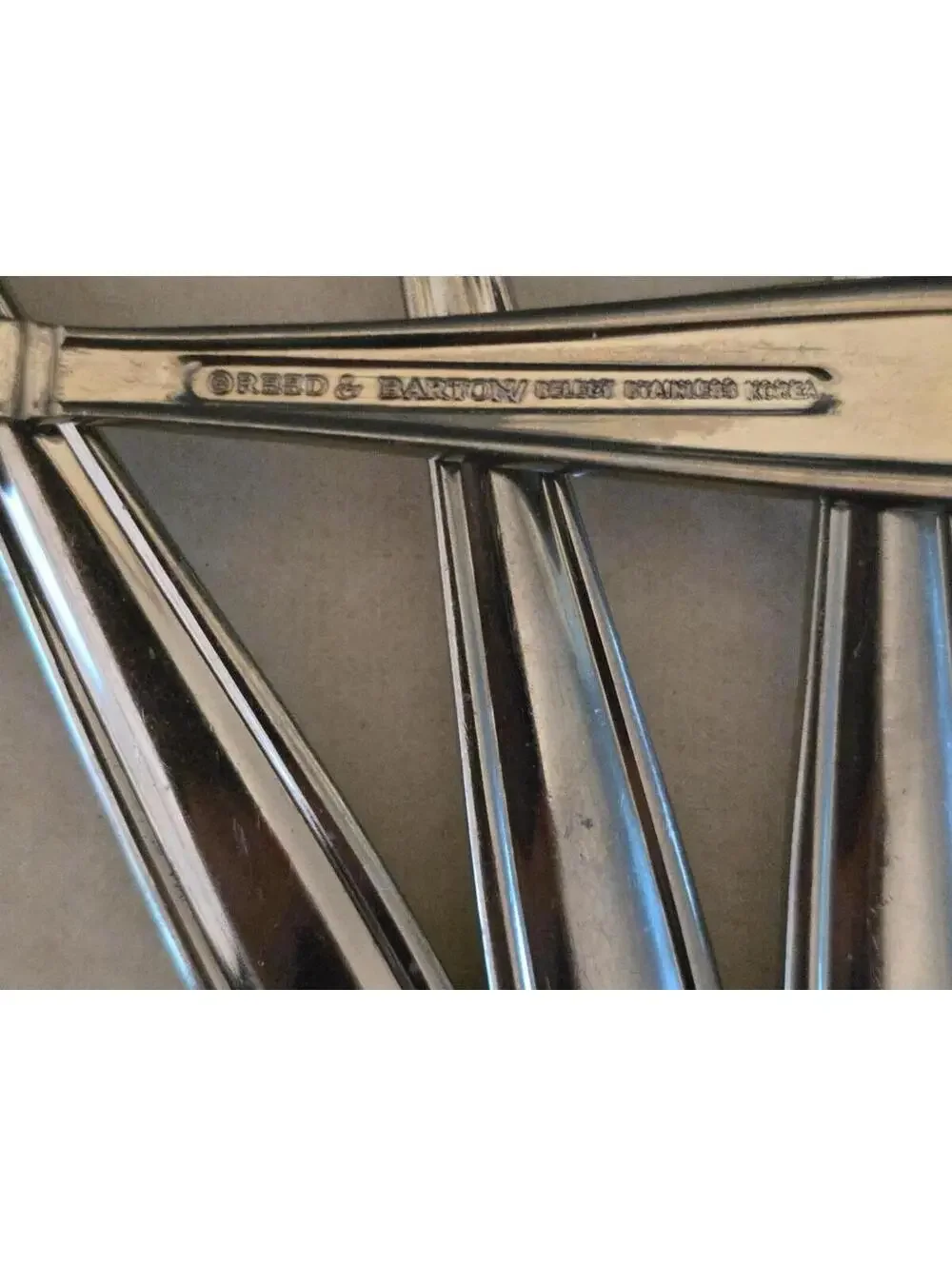 Reed & Barton Celebration Stainless Korea Teaspoons Set of 4 Flatware